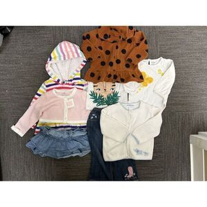 Lot of 6-18m Girls Clothes 8 Pieces‎